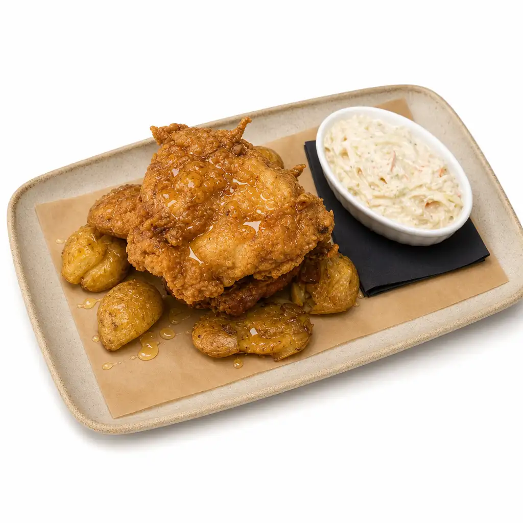Buttermilk Crispy Chicken Entree.
