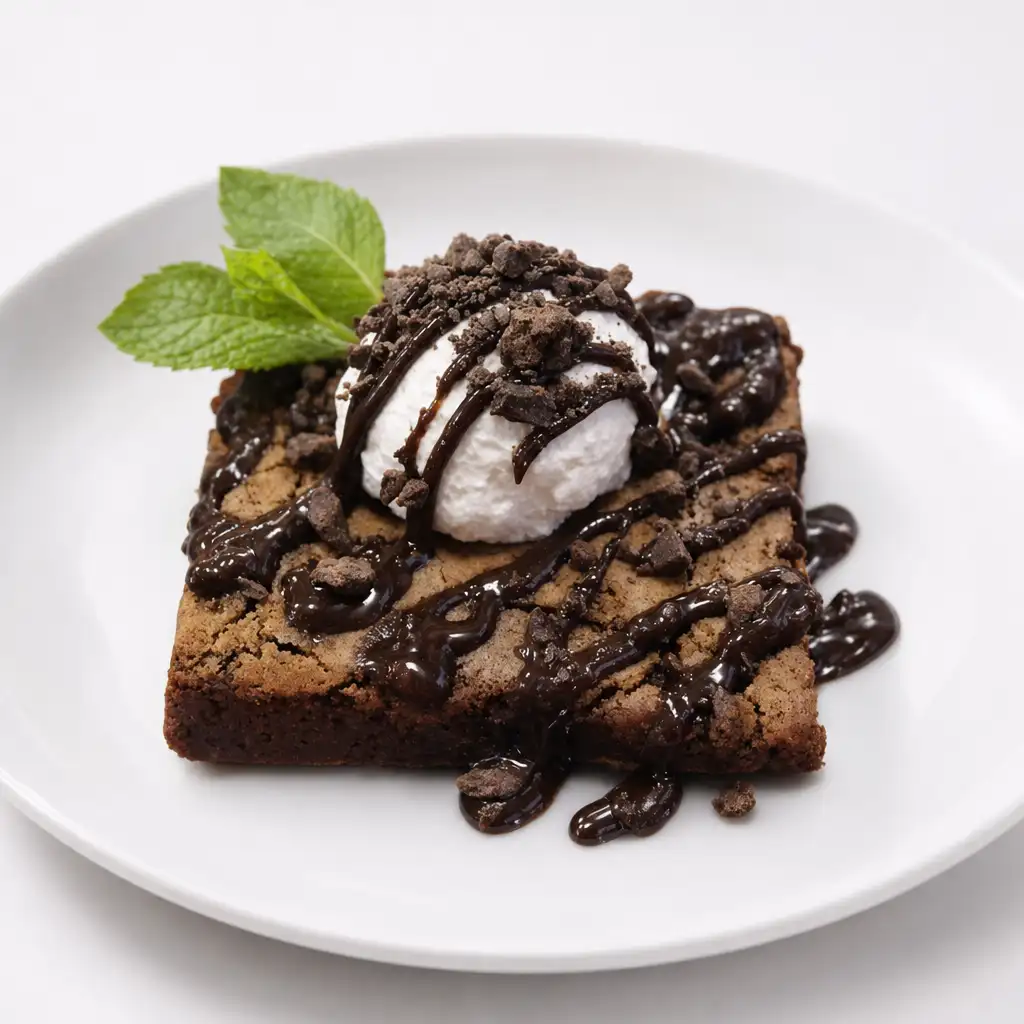 Dark Chocolate GF Brownie.