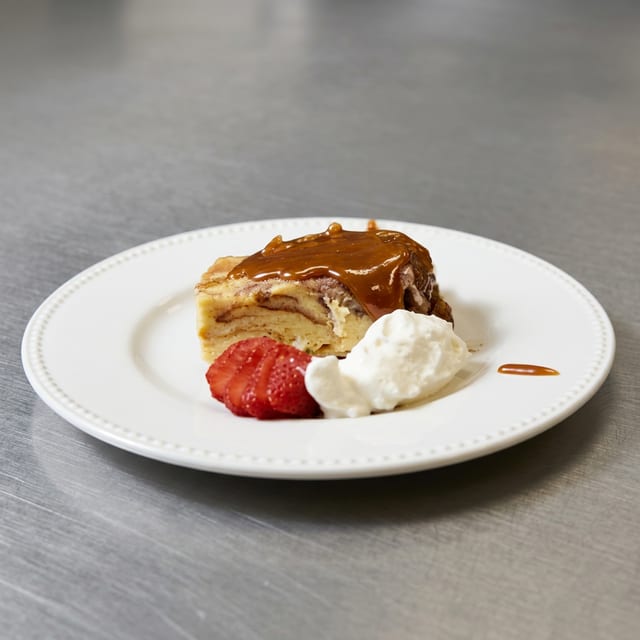 Bananas Foster Bread Pudding.